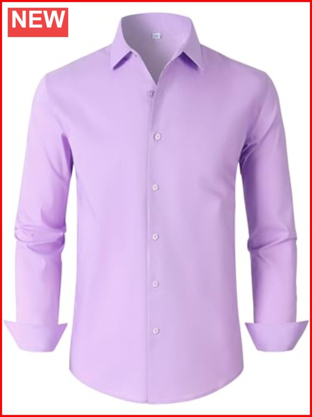 Men's Wrinkle Free Button Down Dress Shirt Long Sleeve Regular Fit